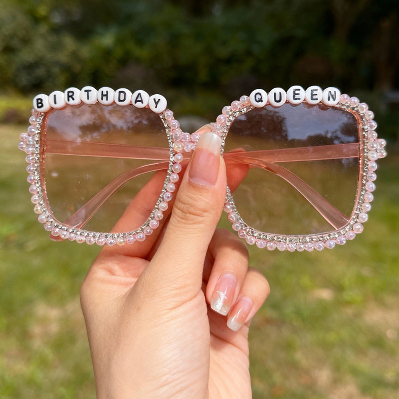 Statement Perlenverzierte Sonnenbrille Brehn
