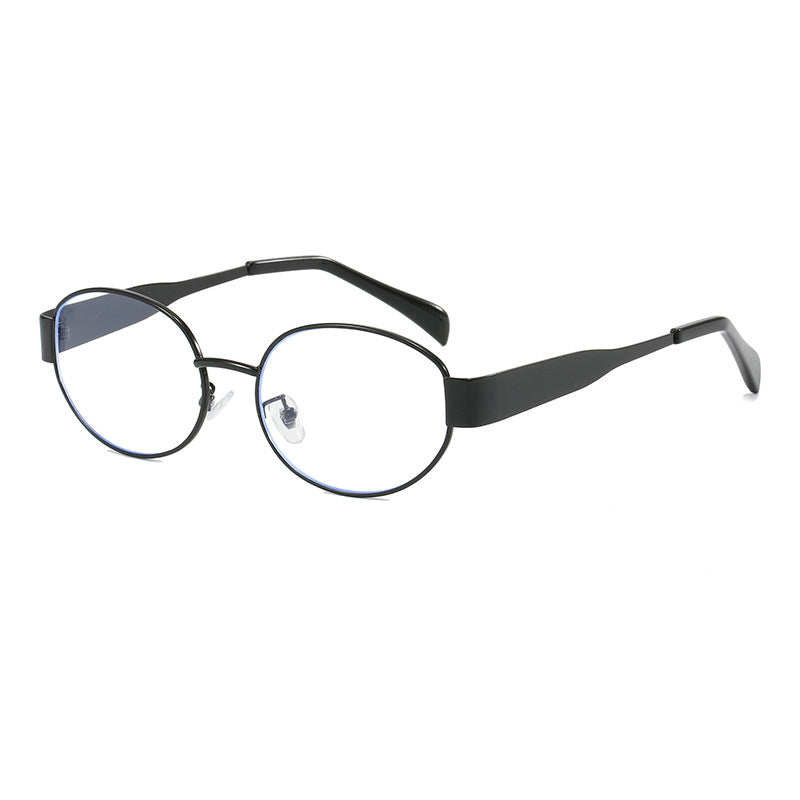 Ovalförmige Sonnenbrille mit Elegantem Metallrahmen Brehn