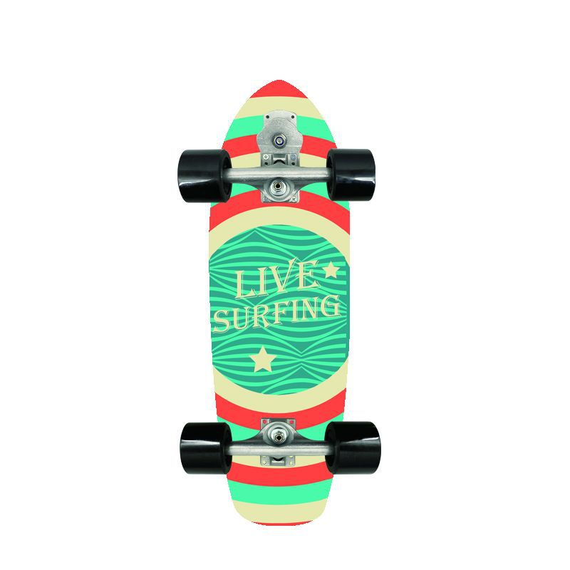 Retro-inspirierter Mini Cruiser Skateboard Brehn