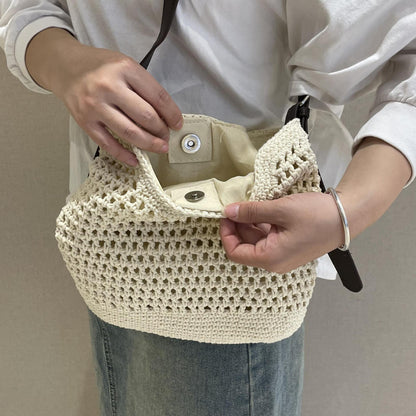 Handtasche Aus Geflochtenem Material Brehn