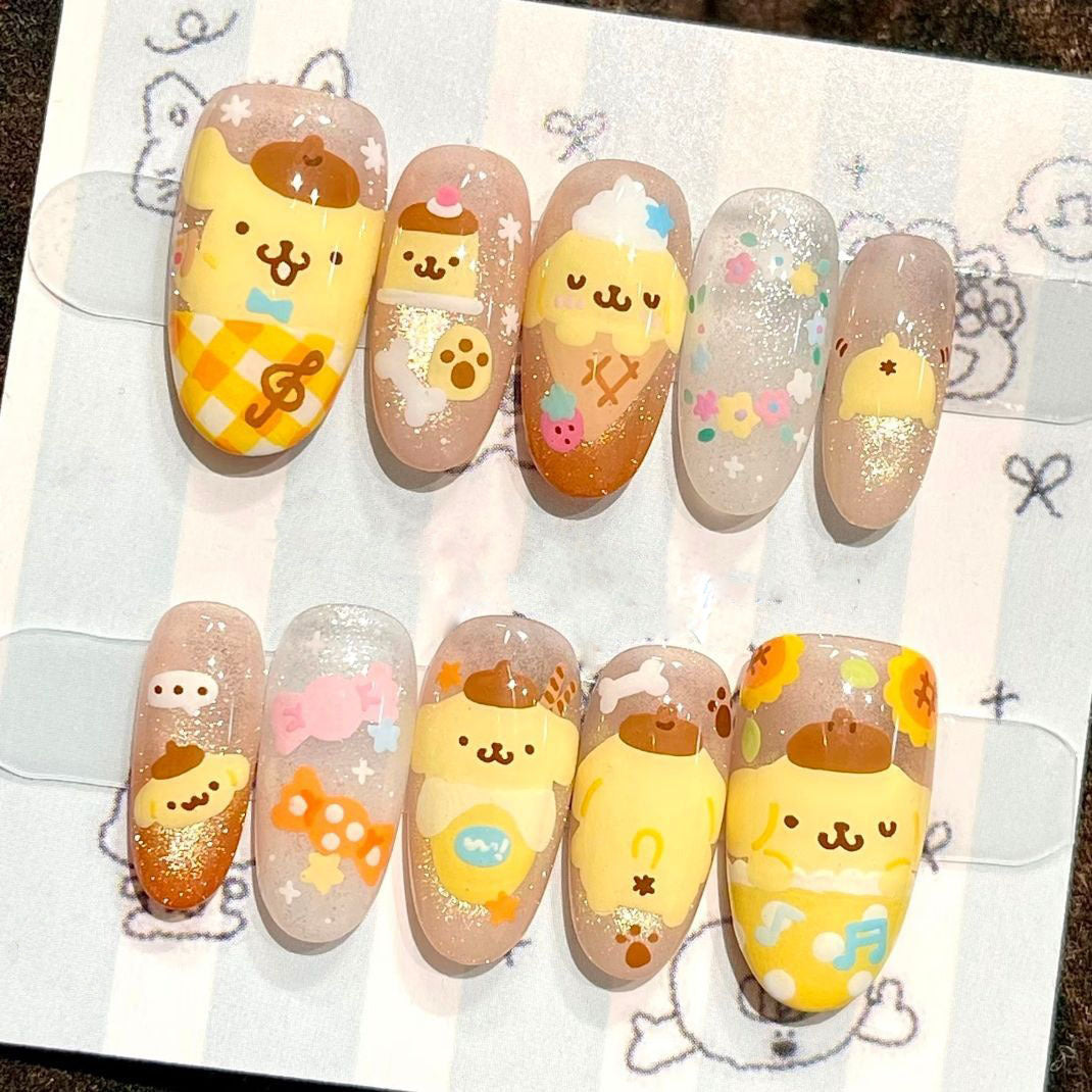Glamouröse Gel-Nagelkunstverlängerungen Brehn
