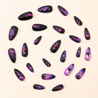Fantasy-inspirierten Stiletto-Nagelart-Erweiterungen Brehn