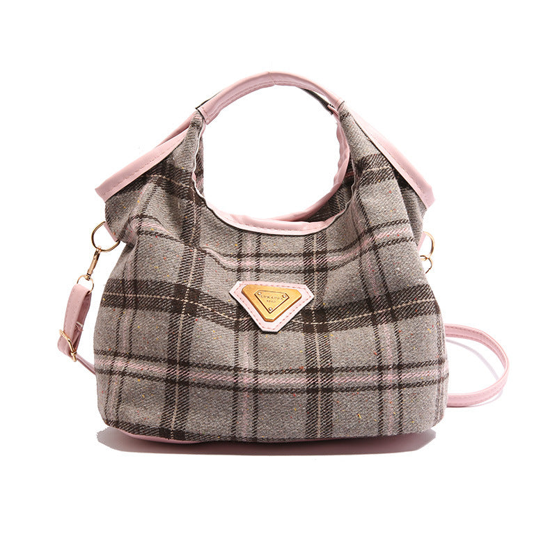 Glänzende Kunstleder-Handtasche