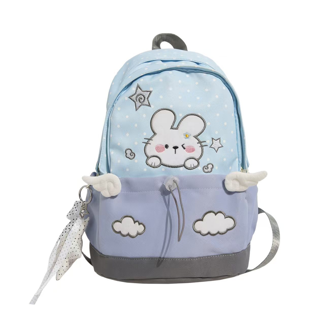 Rucksack mit Niedlichem Hasenmotiv und Praktischen Fächern Brehn