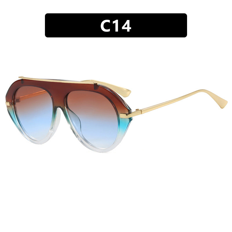 Damen Sonnenbrille im eleganten Hexagon-Design Brehn