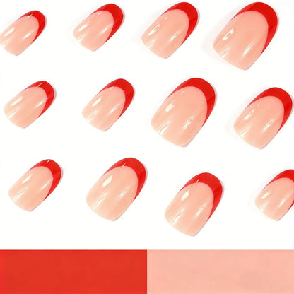 Elegantes französisches Spitzen-Nagelset Brehn