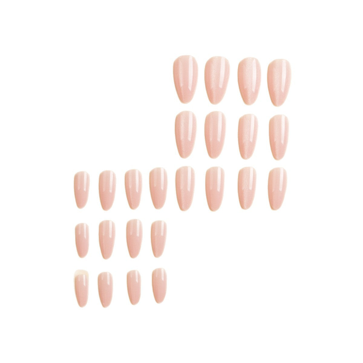 Glänzende Stiletto Press-On-Nagelverlängerungen Brehn