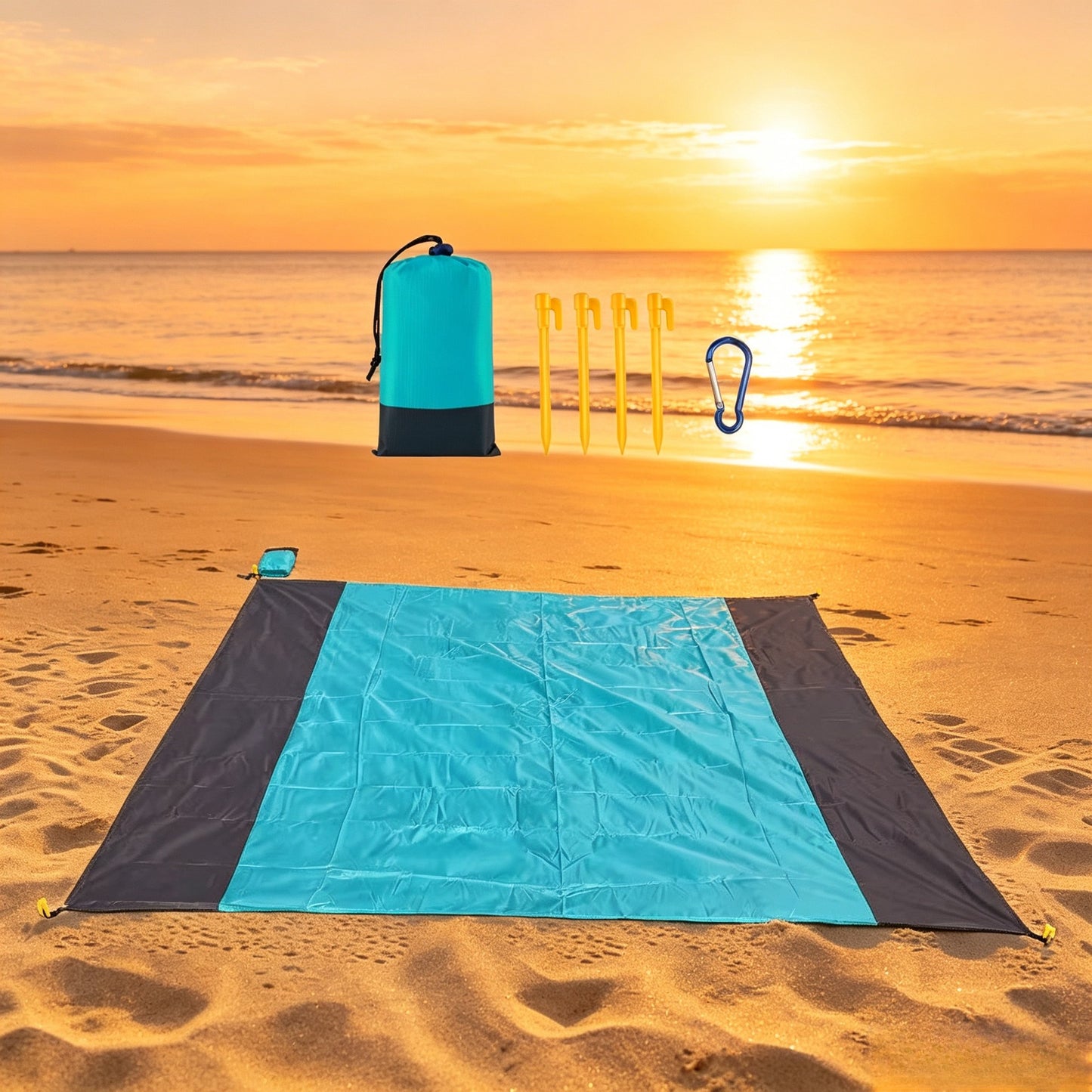 Wasserdichte Strandmatte Brehn