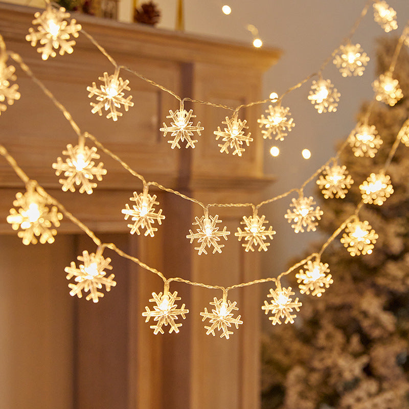 Dekorative Lichterkette mit bunten Kristallkugeln Brehn