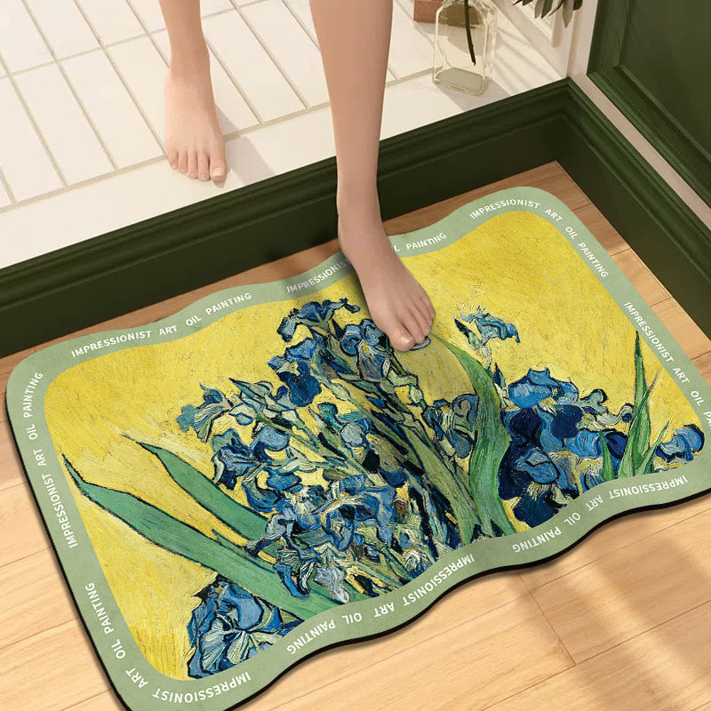 Künstlerische impressionistische Kunst-Badematte