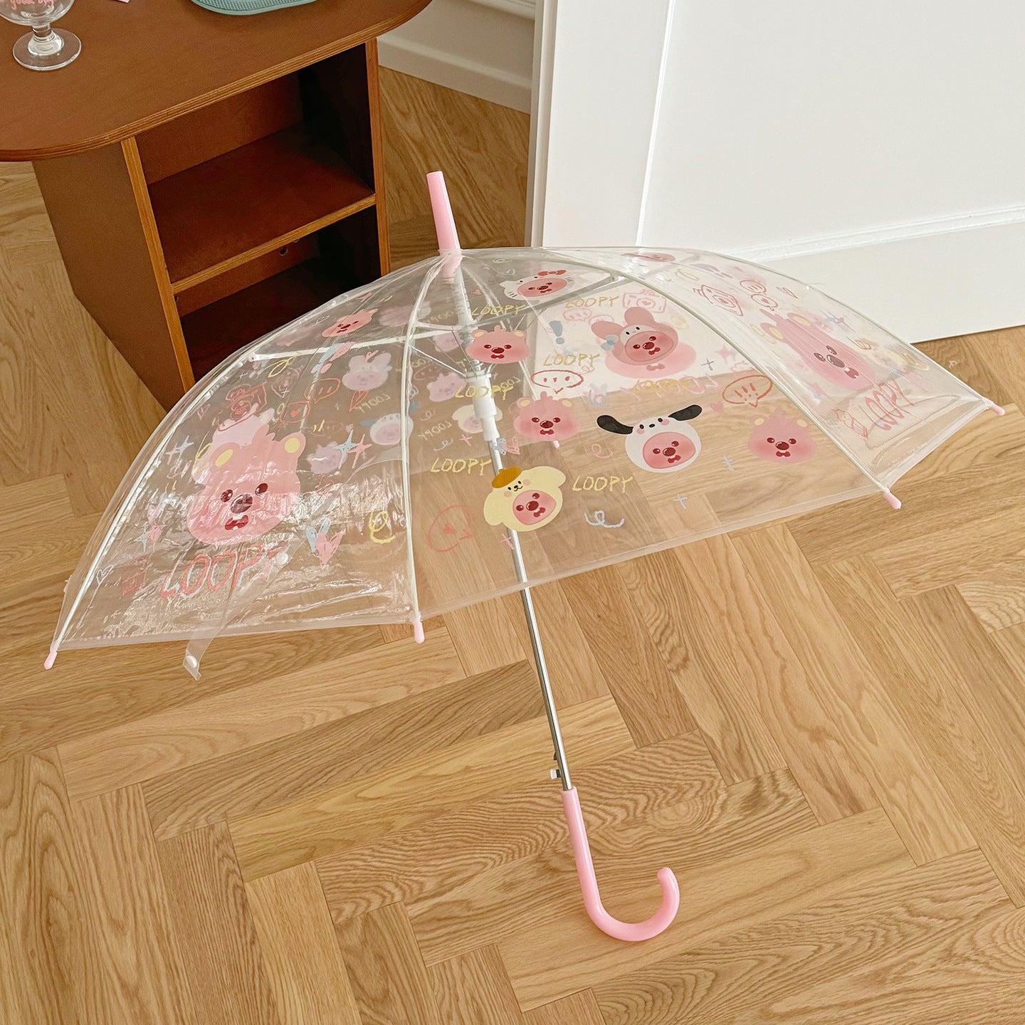 Damen Faltbarer Regenschirm mit niedlichen Tiermotiven Brehn