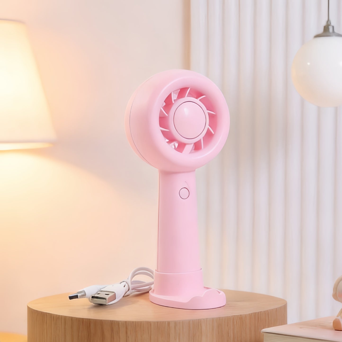 Damen Tragbarer Handventilator mit ergonomischem Design und USB-Ladefunktion Brehn