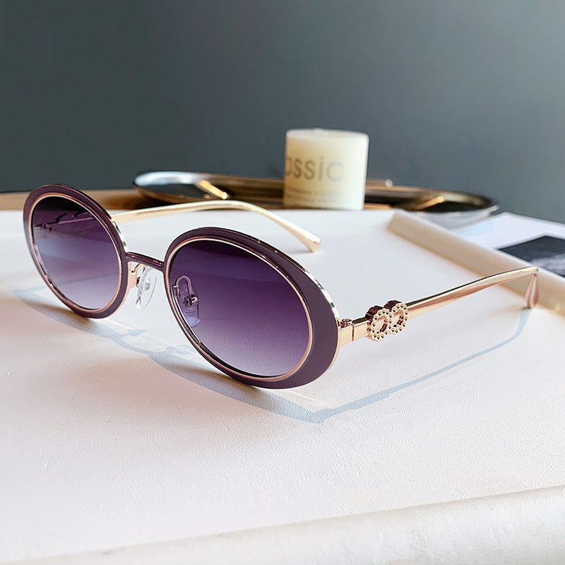 Damen modische Sonnenbrille mit stilvollem ozeanischen Design Brehn