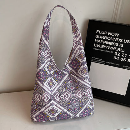 Bohemian gemusterte Hobo-Tasche