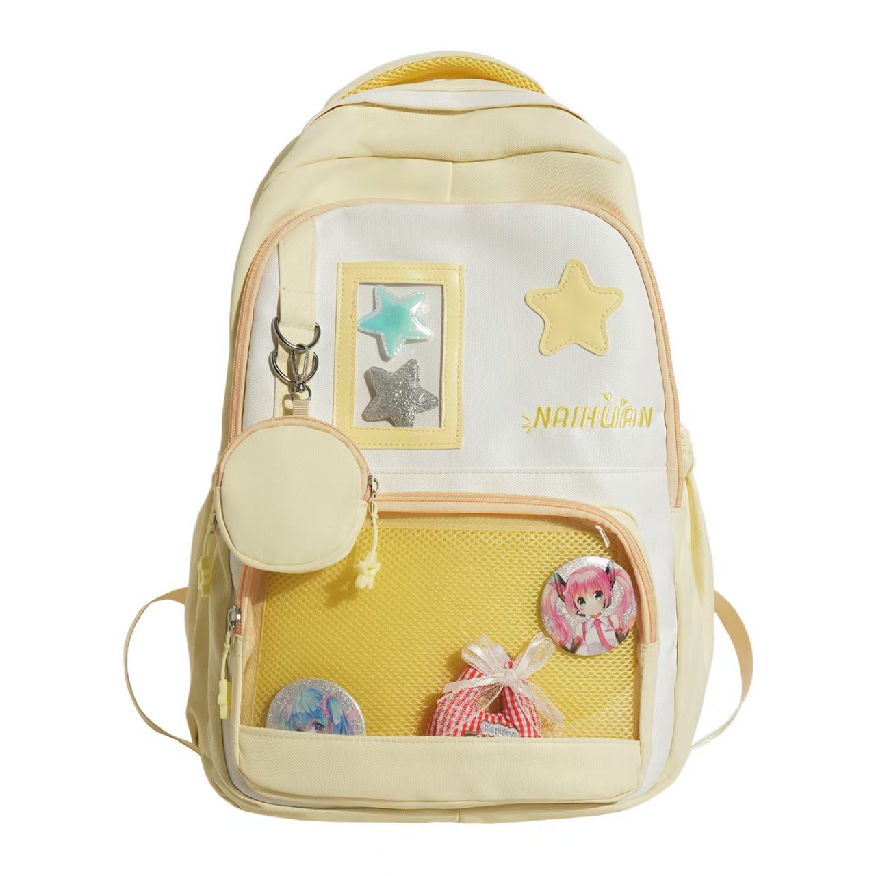 Kreativer transparenter Front-Rucksack Brehn