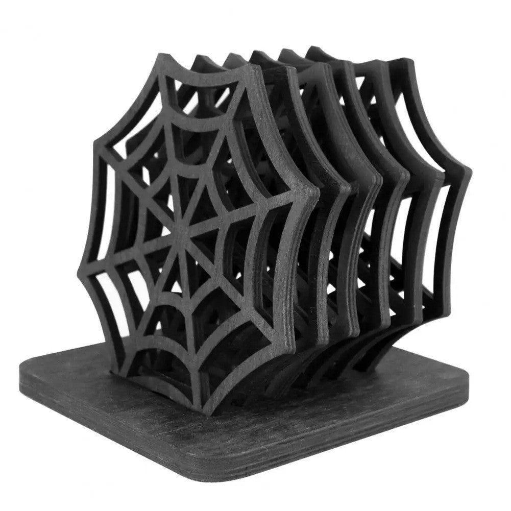 Mehrschichtiger MDF-Totenkopf-Serviettenhalter und Tischdeko