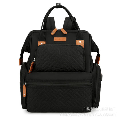 Stylische Multi-Pocket Wickeltasche Brehn