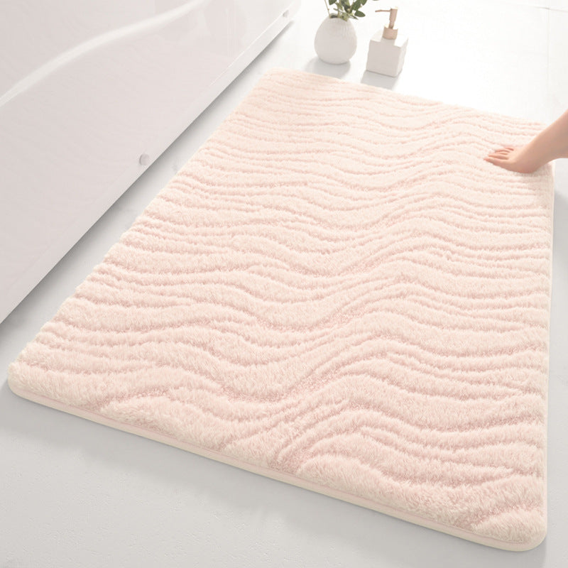 Weiche Wellenmuster Badezimmermatte Brehn