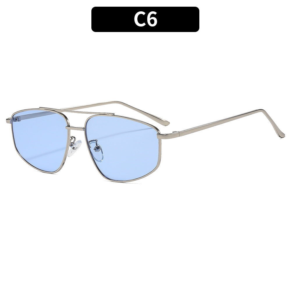 Stylische geometrische Schild Sonnenbrille