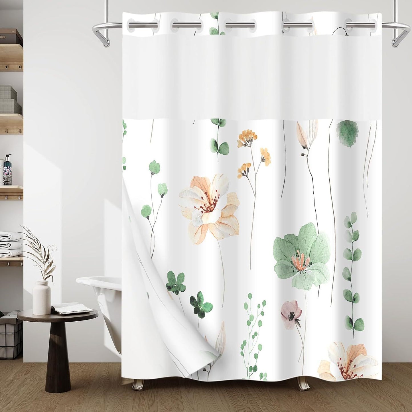 Künstlerische Florale Duschvorhang Brehn