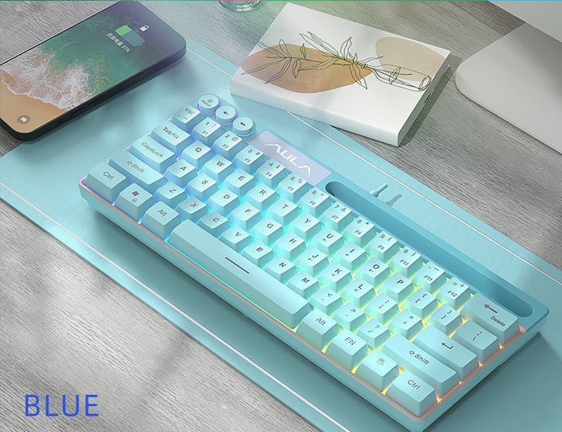 Drahtlose RGB ultraflache mechanische Tastatur Brehn
