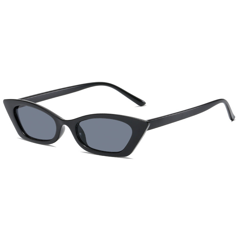 Damen modische Cat-Eye Sonnenbrille mit transparentem Rahmen Brehn