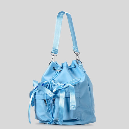 Stylische Freizeit Kordelzug Eimer Tasche