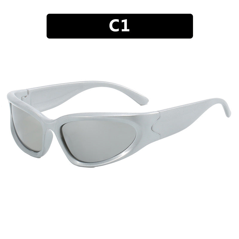Damen sportliche Sonnenbrille mit ergonomischem Design und schützendem UV-Filter Brehn