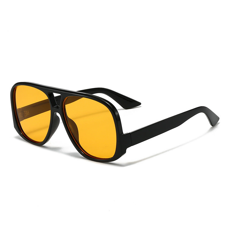 Damen trendige oversized Sonnenbrille im modernen Schildkrötenmuster Brehn