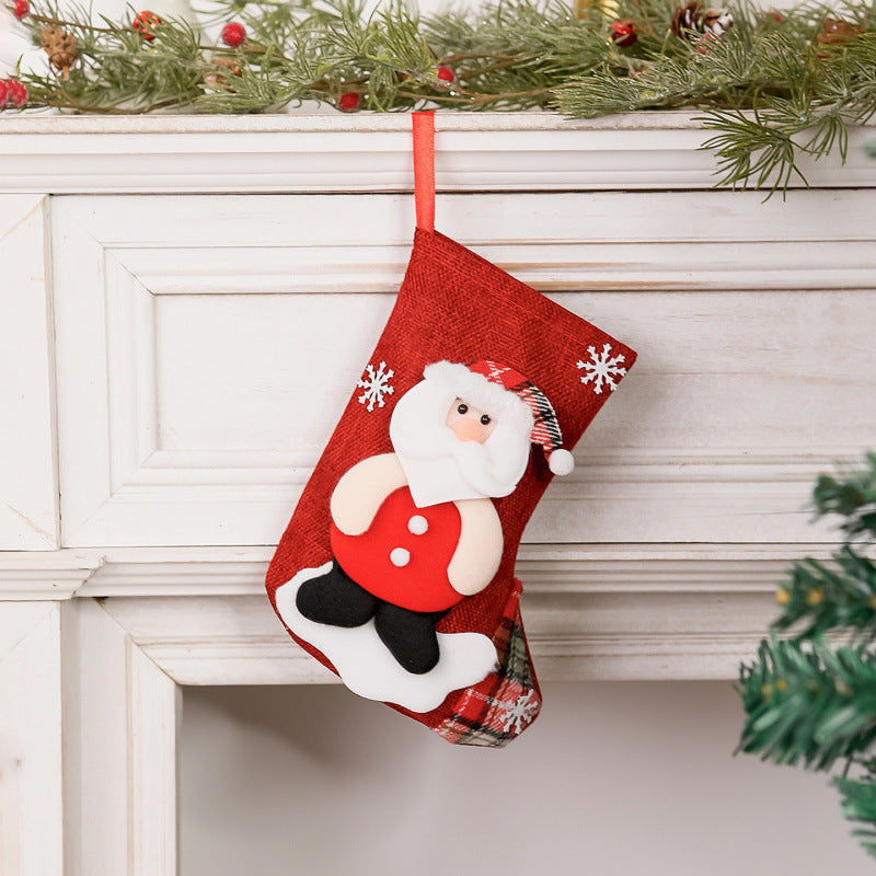 Weihnachtsstrumpf mit Rentierdesign Brehn