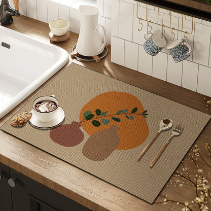 Künstlerische abstrakte Küchenmatte