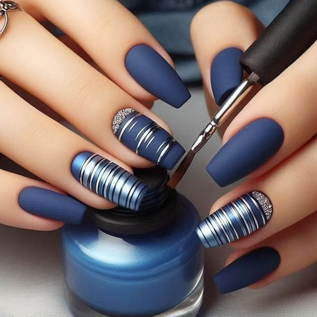 Künstlerisches Nagelschmuck-Set Brehn