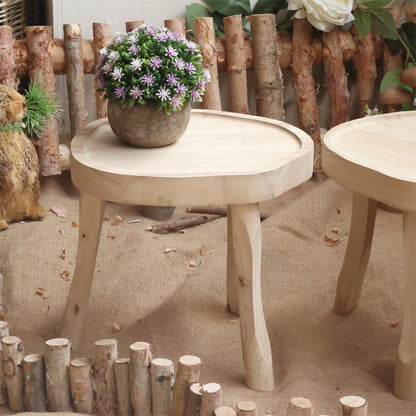 Moderner Holzfußhocker Brehn