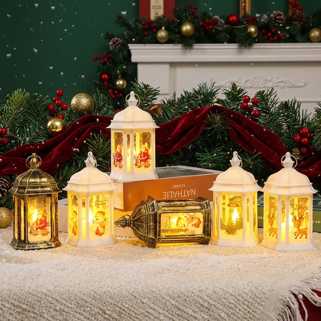 Stimmungsvolle LED Weihnachtslaterne