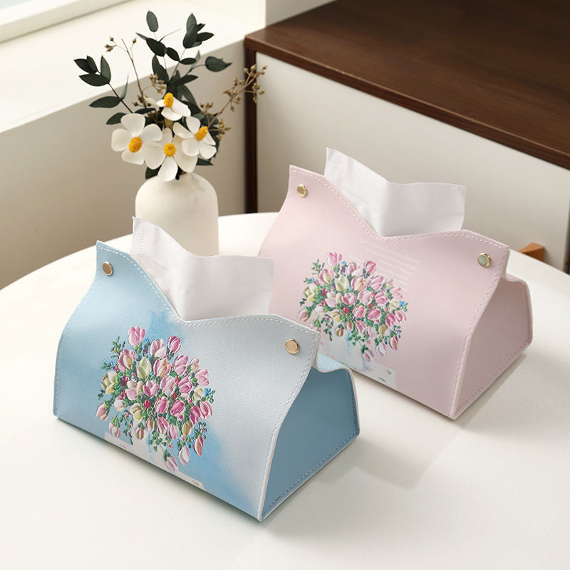 Dekorativer Blumenmuster-Gewebe-Boxabdeckung Brehn