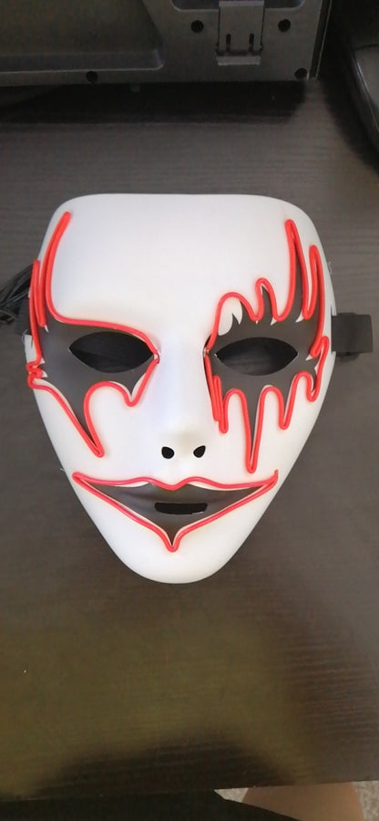 LED Leuchtende Halloween Maskerade Maske Brehn