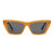 Damen Sonnenbrille im trendigen, geometrischen Design mit hochwertigem Kunststoffrahmen Brehn