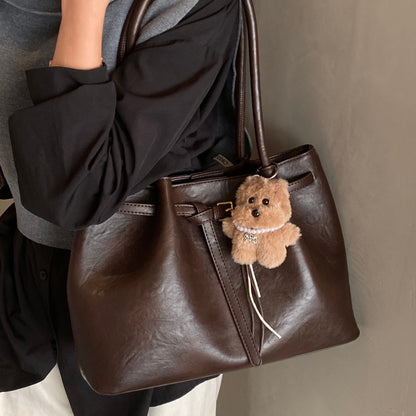 Luxuriöse Leder Schultertasche