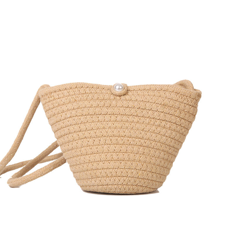 Gewebte Seil-Schultertasche