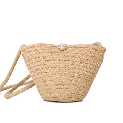 Gewebte Seil-Schultertasche