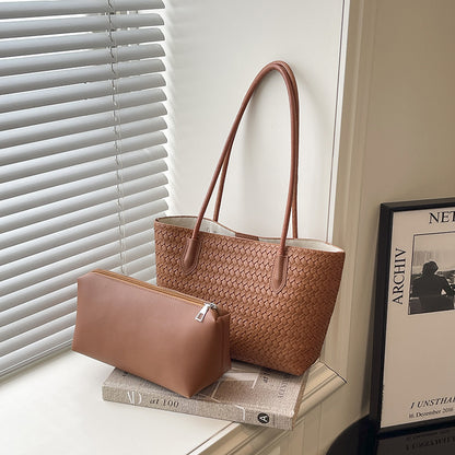 Gewebte Textur Schulter Tasche