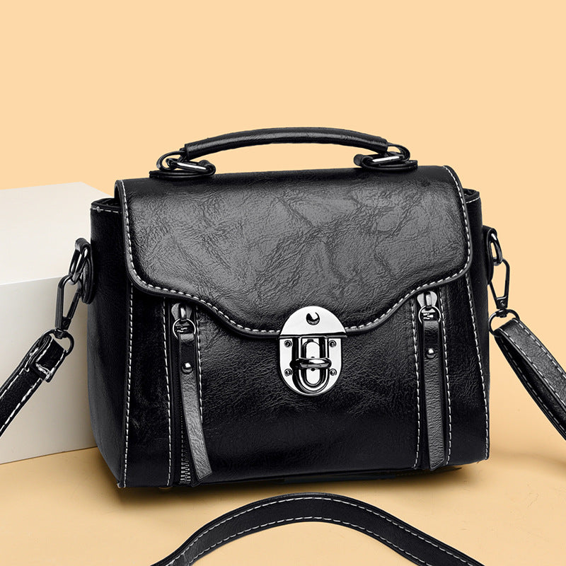 Vintage-Leder-Handtasche