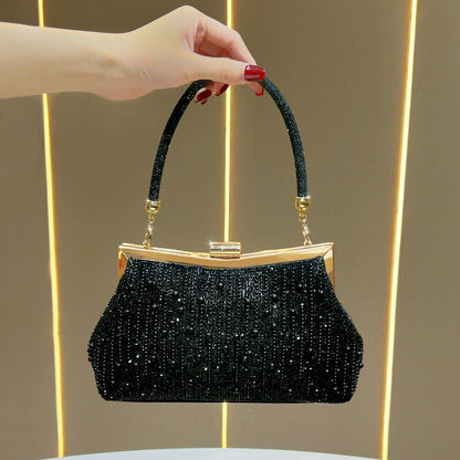 Perlenabendhandtasche