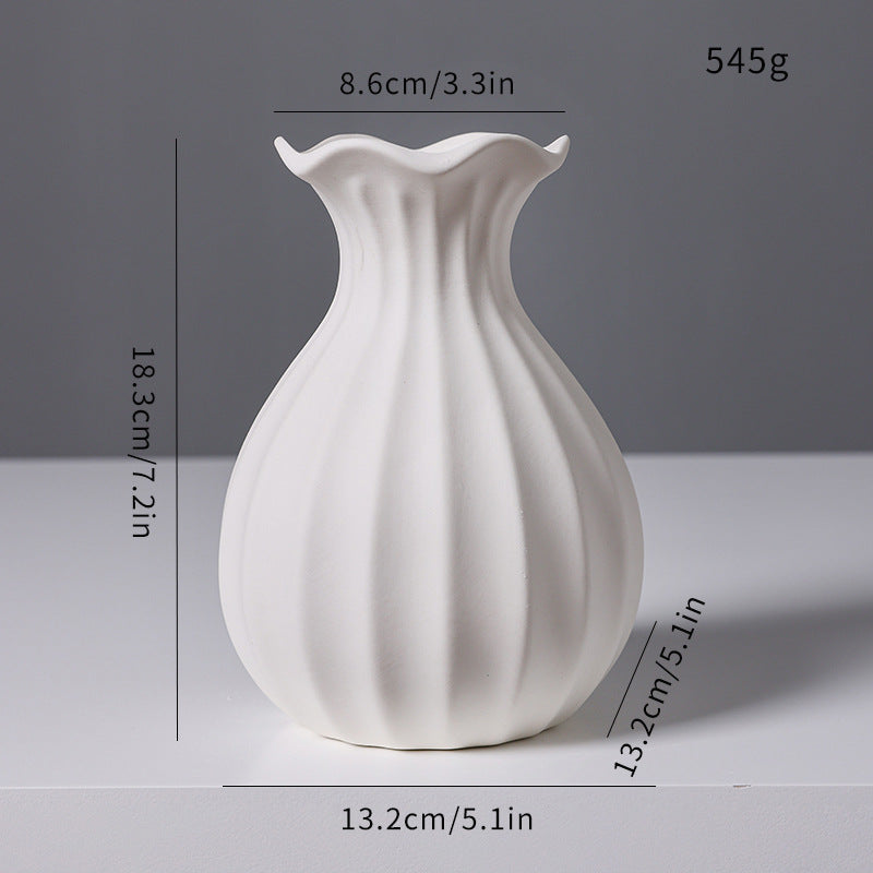 Elegante Gewebte Keramikblumenvase