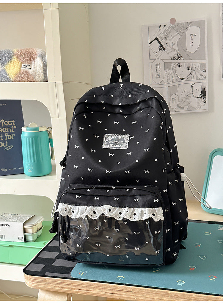 Süßer, mit Schleifen verzierten lässiger Rucksack Brehn