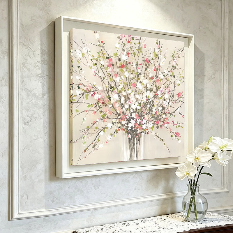 Florale Leinwandkunst