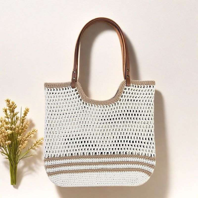 Handgefertigte Makramee Strandtasche Brehn