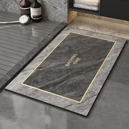 Memory Foam Badmatte mit Blumenmuster