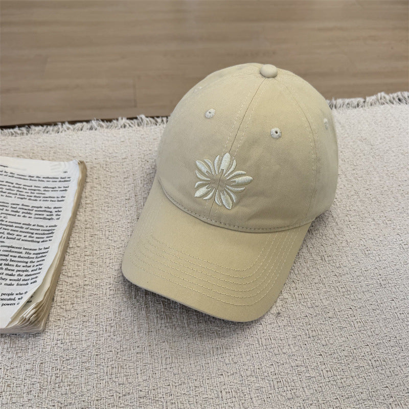 Damens Baseball-Cap mit Blumenstickerei Brehn