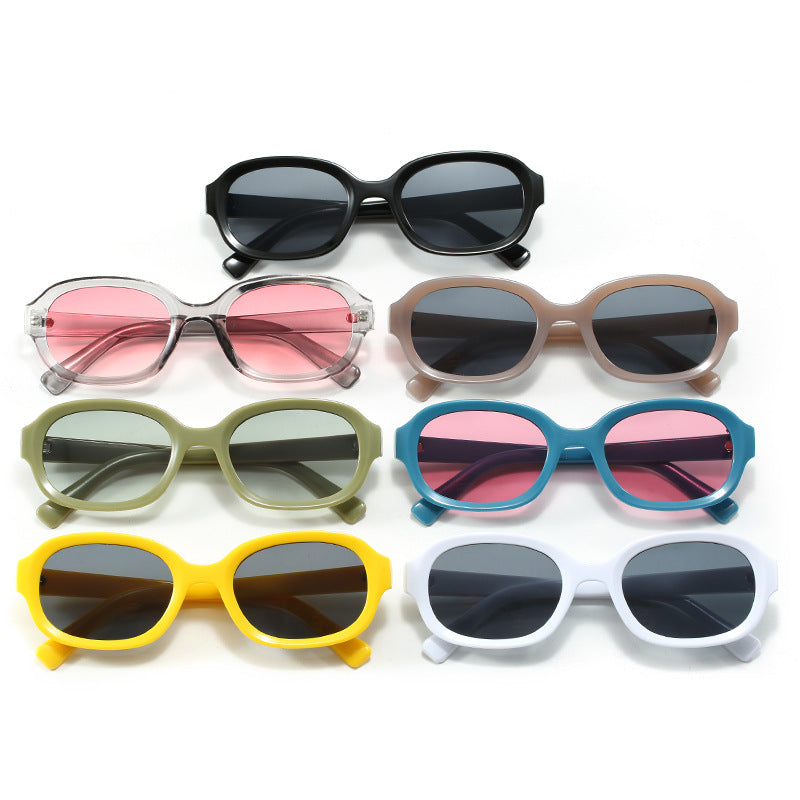 Damen modische Geometrische Sonnenbrille mit UV-Schutz Brehn
